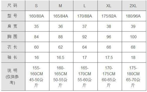 衣服10码是多大? 衣服10码是多大-第1张图片-潮百科