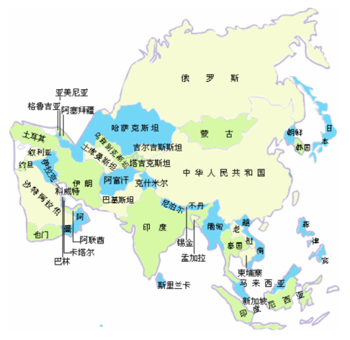 亚洲面积和人口_立陶宛人口和面积地图(2)