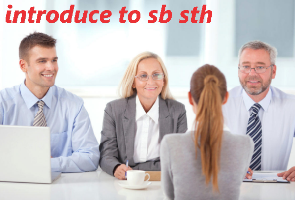 introduce-sb-sth-introduce-to-sb-sth