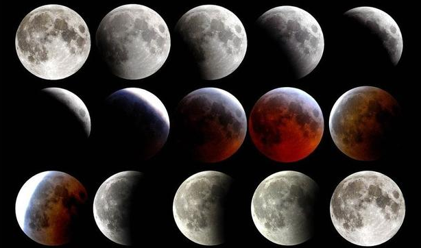 天狗吃月亮 拍摄152年一遇的超级蓝月亮月食攻略 月全食